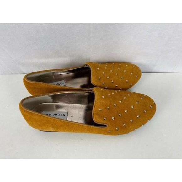Steve Madden Suede Studded Ballet Flats Women's 9.5 - Picture 2 of 6